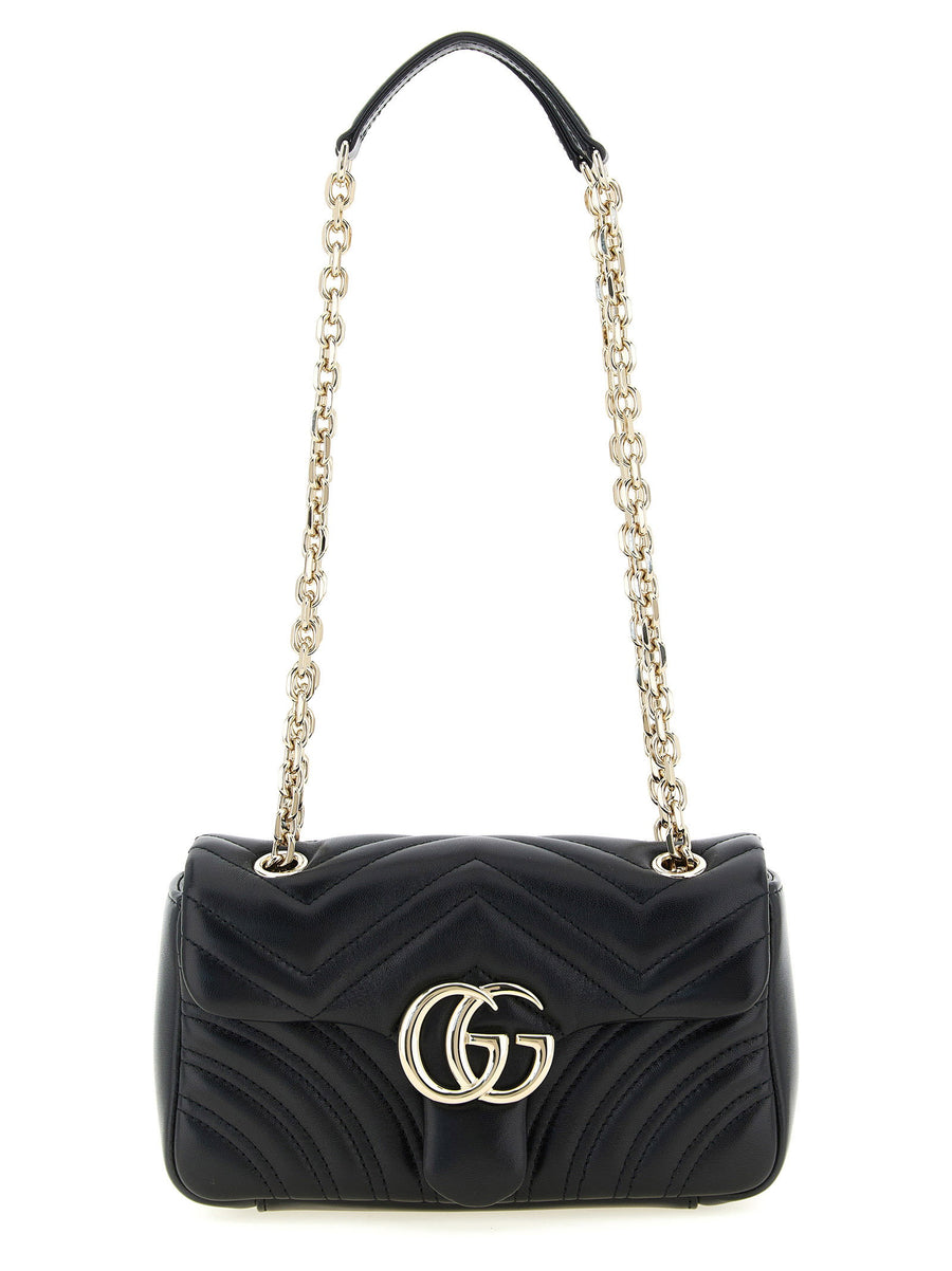 Gucci Marmont Shoulder Bag — Black