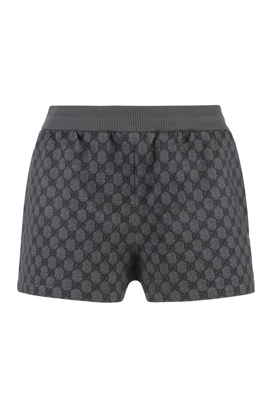 Gucci Cotton Blend Shorts Black Polyester