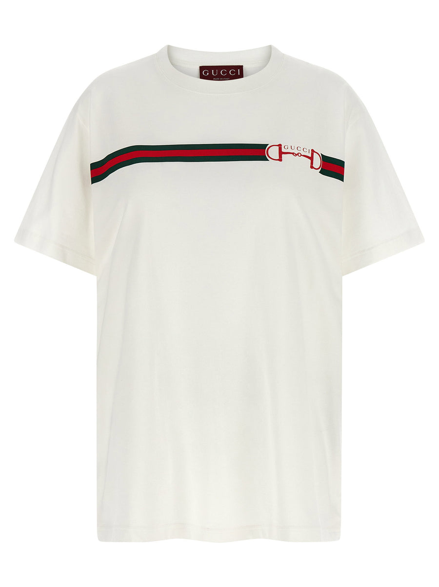 Gucci Nastro Web T-Shirt — White