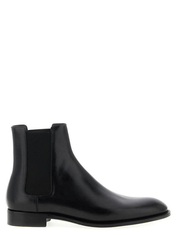 بوت كاحل Saint Laurent أدريان — أسود