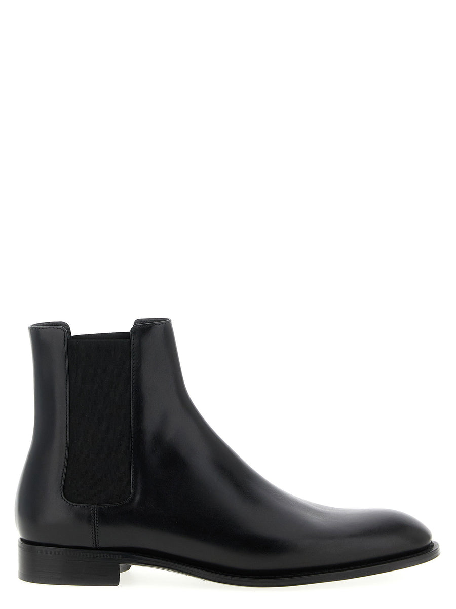Saint Laurent Adrien Ankle Boot — Black