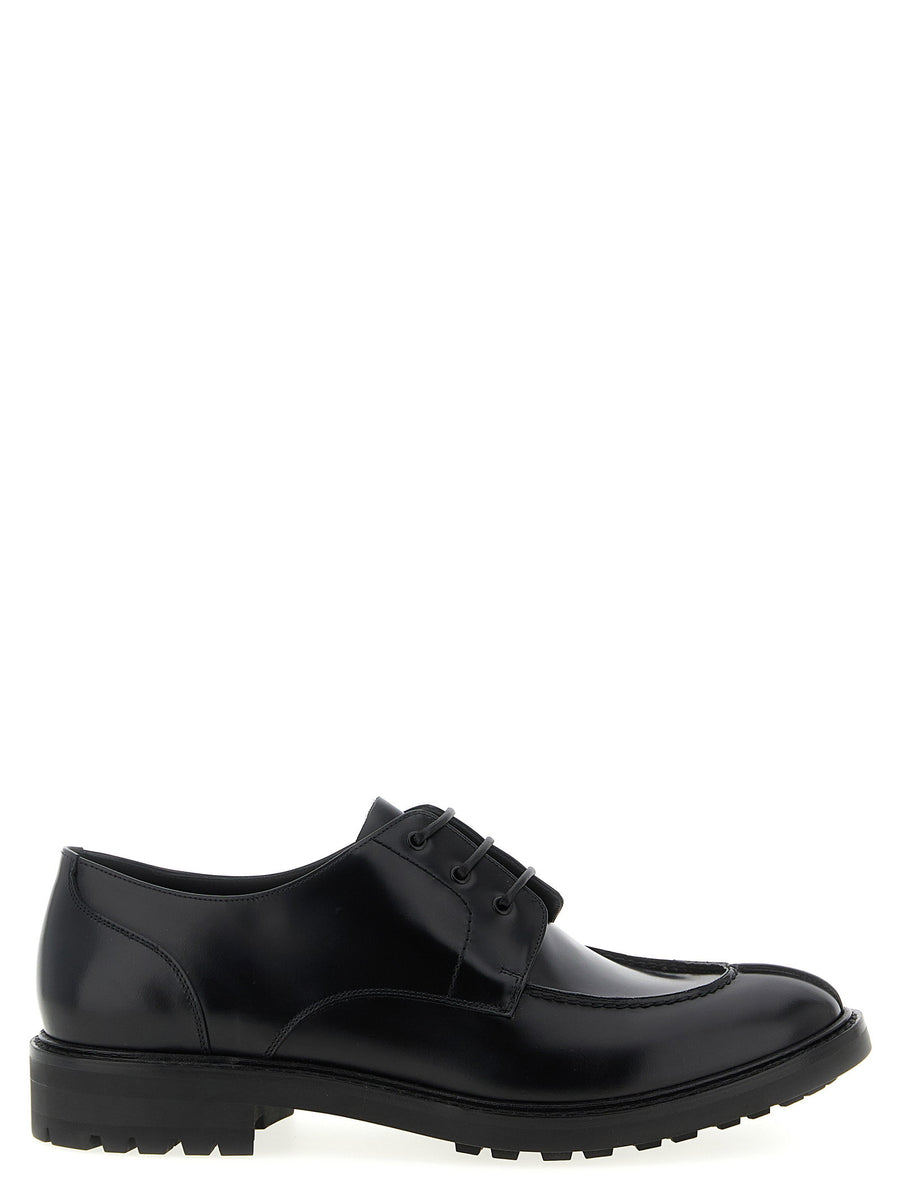 Saint Laurent Lino Lace-Up — Black