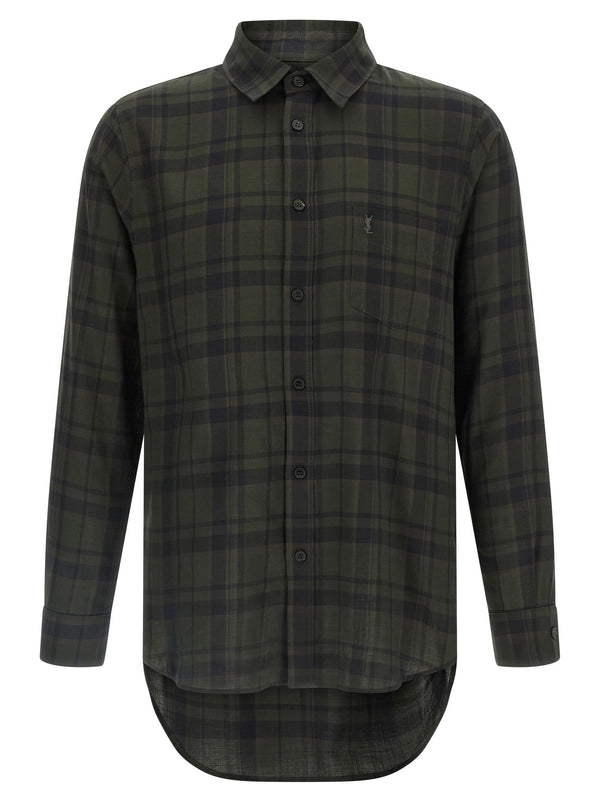 Saint Laurent shirt in olive