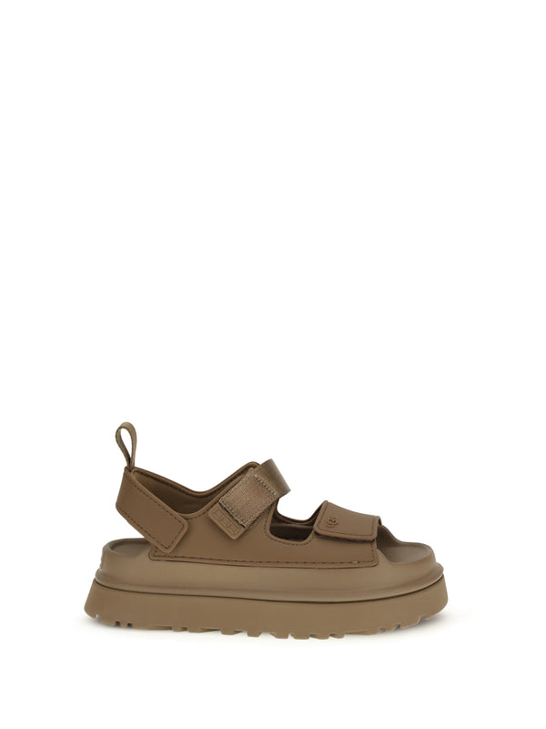 UGG UPPER: 100% RECYCLED POLYESTER; SOLE: 100% RUBBER sandals in brown