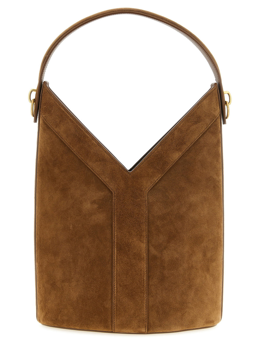 Saint Laurent Shoulder Bag — Brown