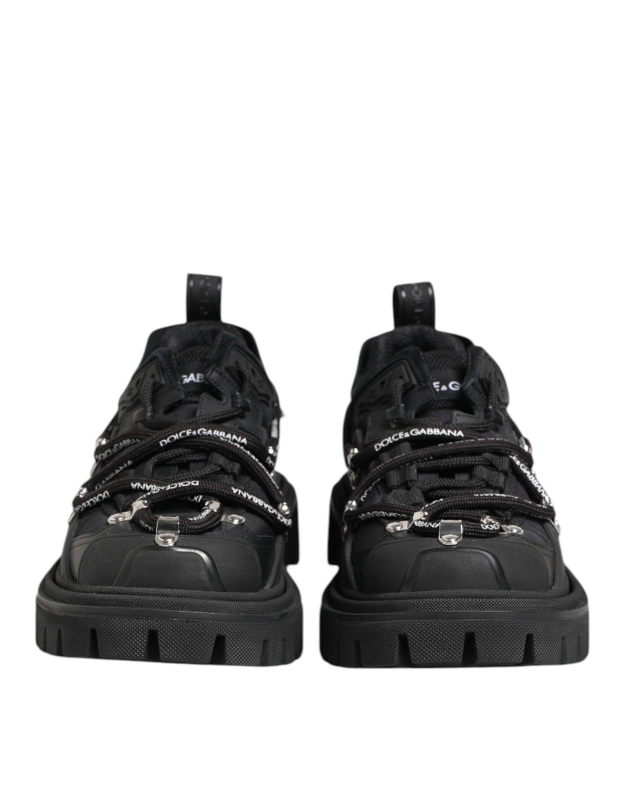 Dolce & Gabbana 50% Calfskin Leather 40% Polyester 10% Viscose sneaker in black