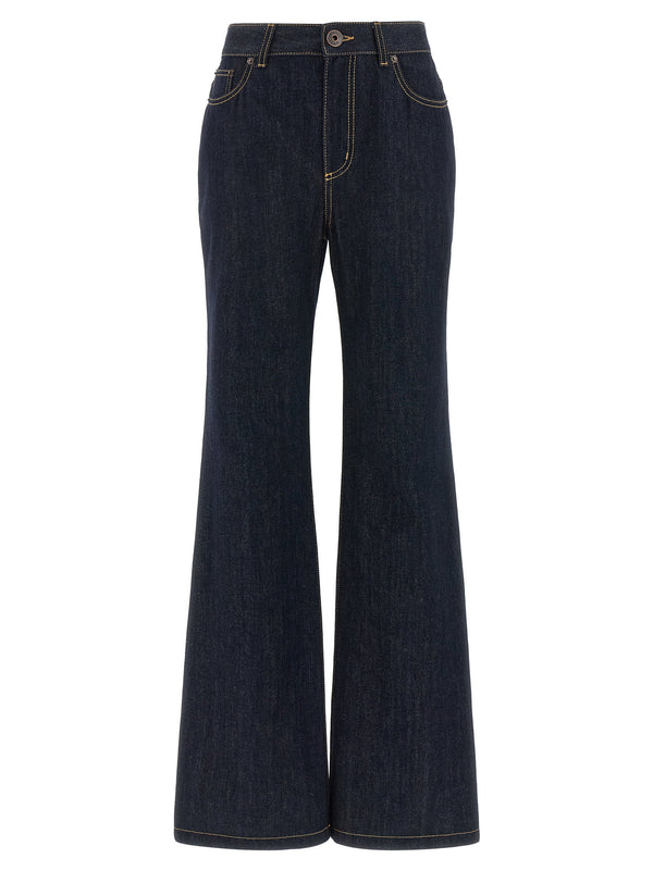 Alexander McQueen Straight Leg Jeans — Indigo