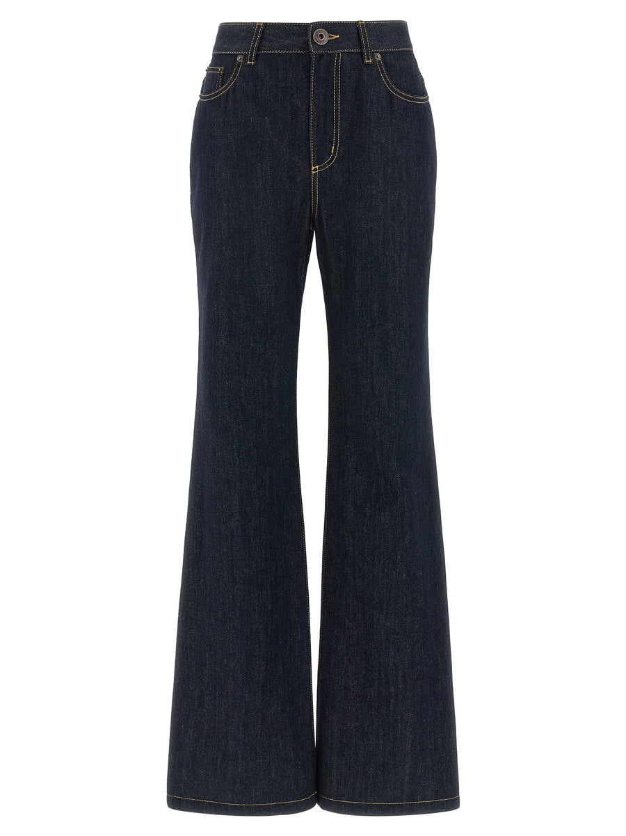 Alexander McQueen Straight Leg Jeans — Indigo