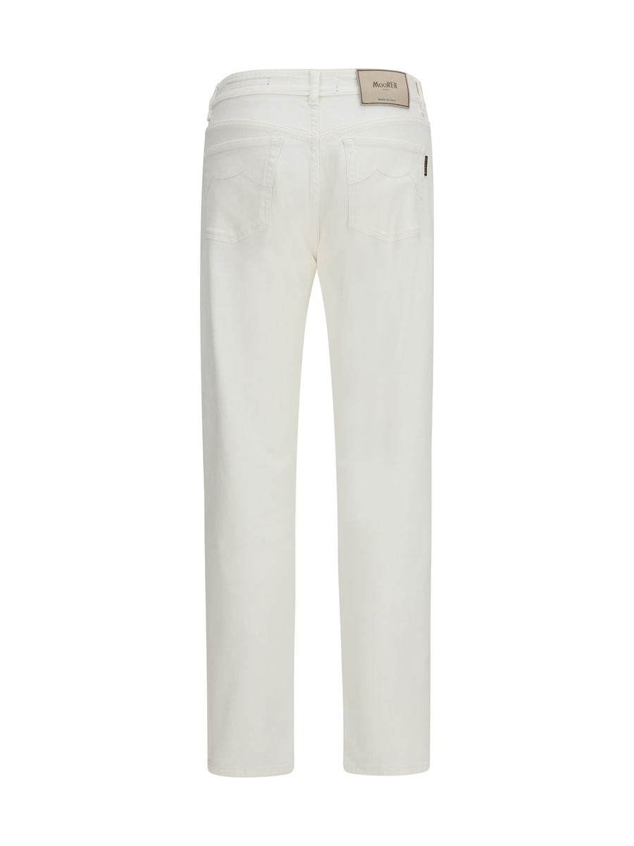 Jeans Milton-15 White Cotton