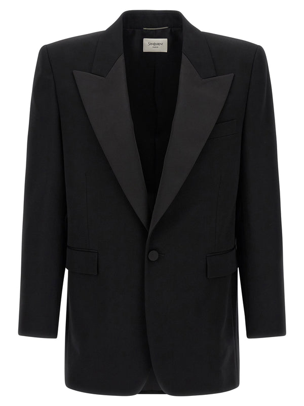 بدلة رسمية Saint Laurent Smoking بليزر — أسود