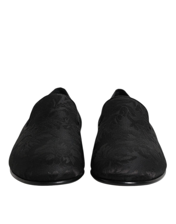 Dolce & Gabbana 50% Viscose 44% Cotton 3% Silk 2% Polyester loafer in black