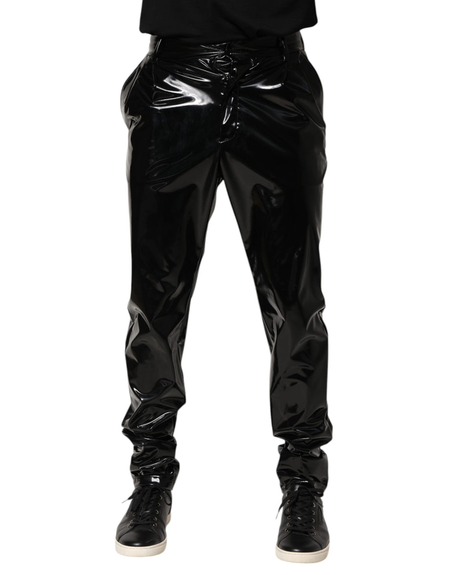 Dolce & Gabbana 80% Polyester 12% Spandex 8% Elastane trousers in black