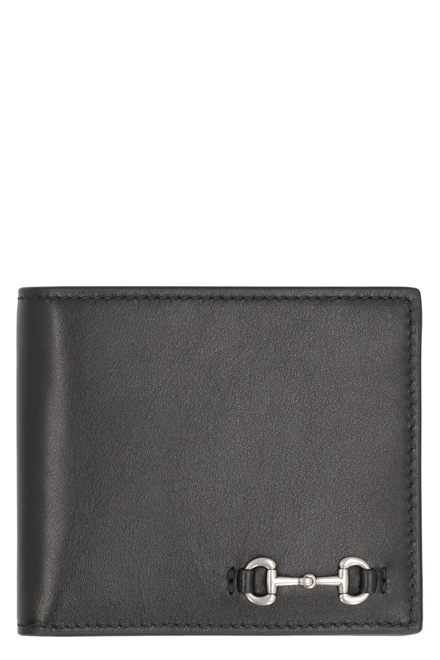 Bi-Fold Wallet With Clip Black Calfskin & Cardholders