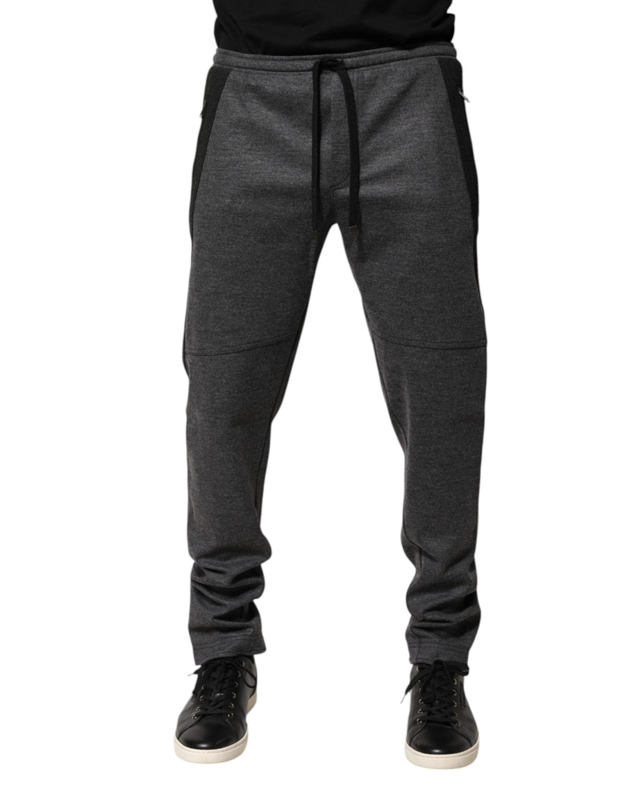 Dolce & Gabbana 71% Wool 16% Viscose 13% Nylon joggers in gray