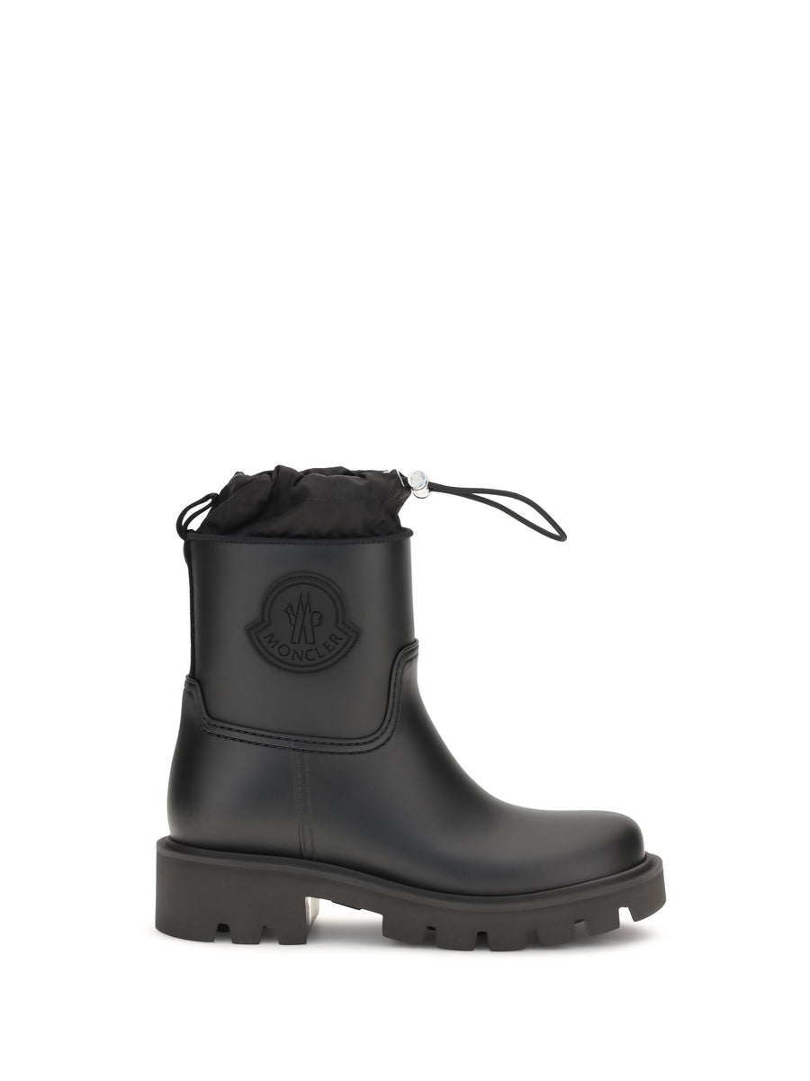 Moncler Upper: 100% PVC; Sole: 100% Rubber rain boot in black