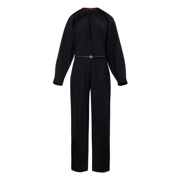 Gucci 96% Wool pant suit in black