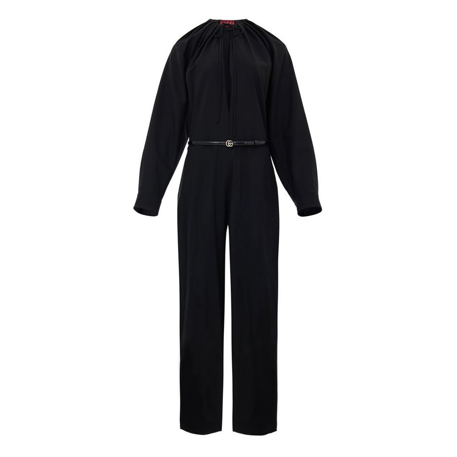 Gucci 96% Wool pant suit in black