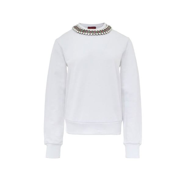 Gucci 100% Cotton sweatshirt in white
