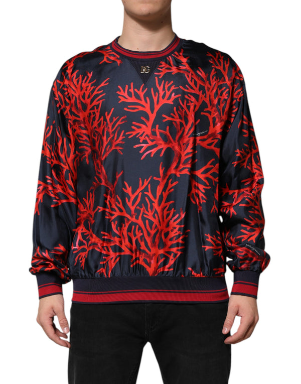 Dolce & Gabbana 100% Silk sweatshirt in navy