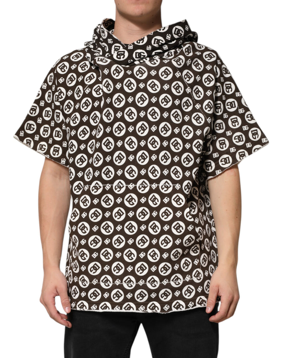 Dolce & Gabbana 100% Cotton hoodie in brown