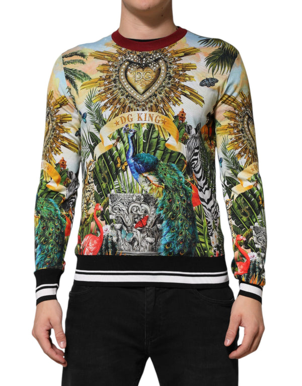 Dolce & Gabbana 100% Silk sweatshirt in multicolor