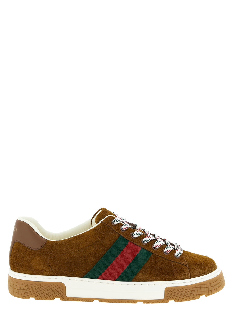Gucci Ace Sneaker — Brown