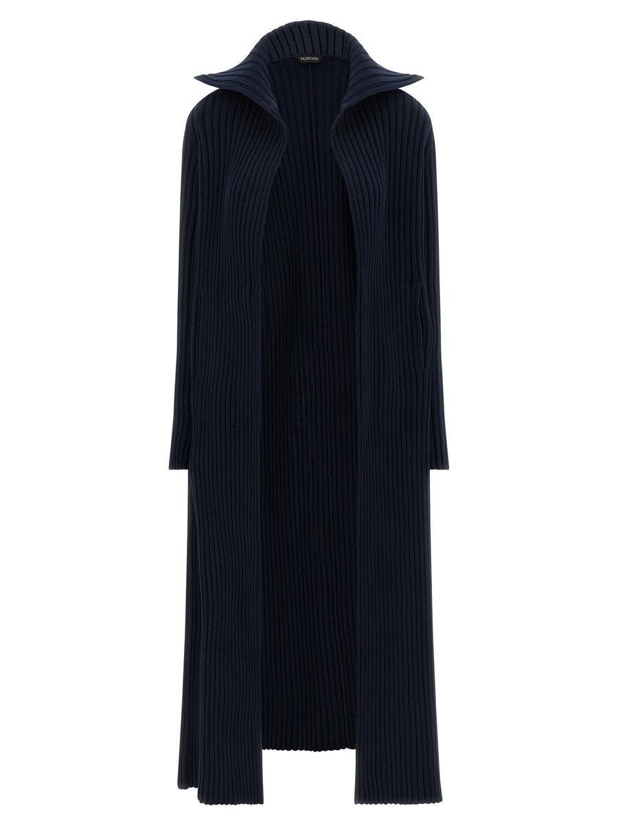 كارديگان مضلع Balenciaga قطن-مزيج كارديغان — كحلي