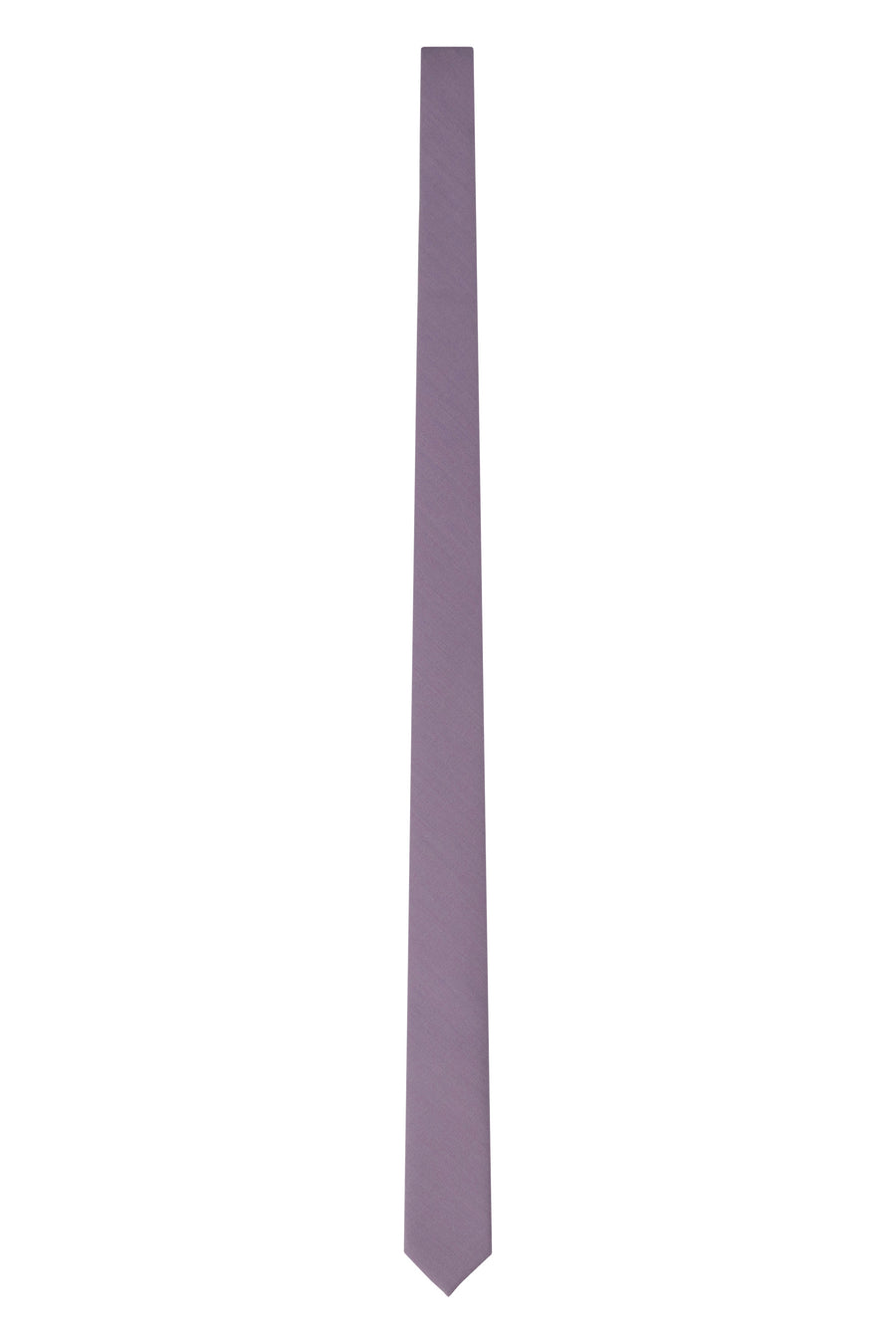 Silk Tie Crepe-Effect Lilac Ties & Bow