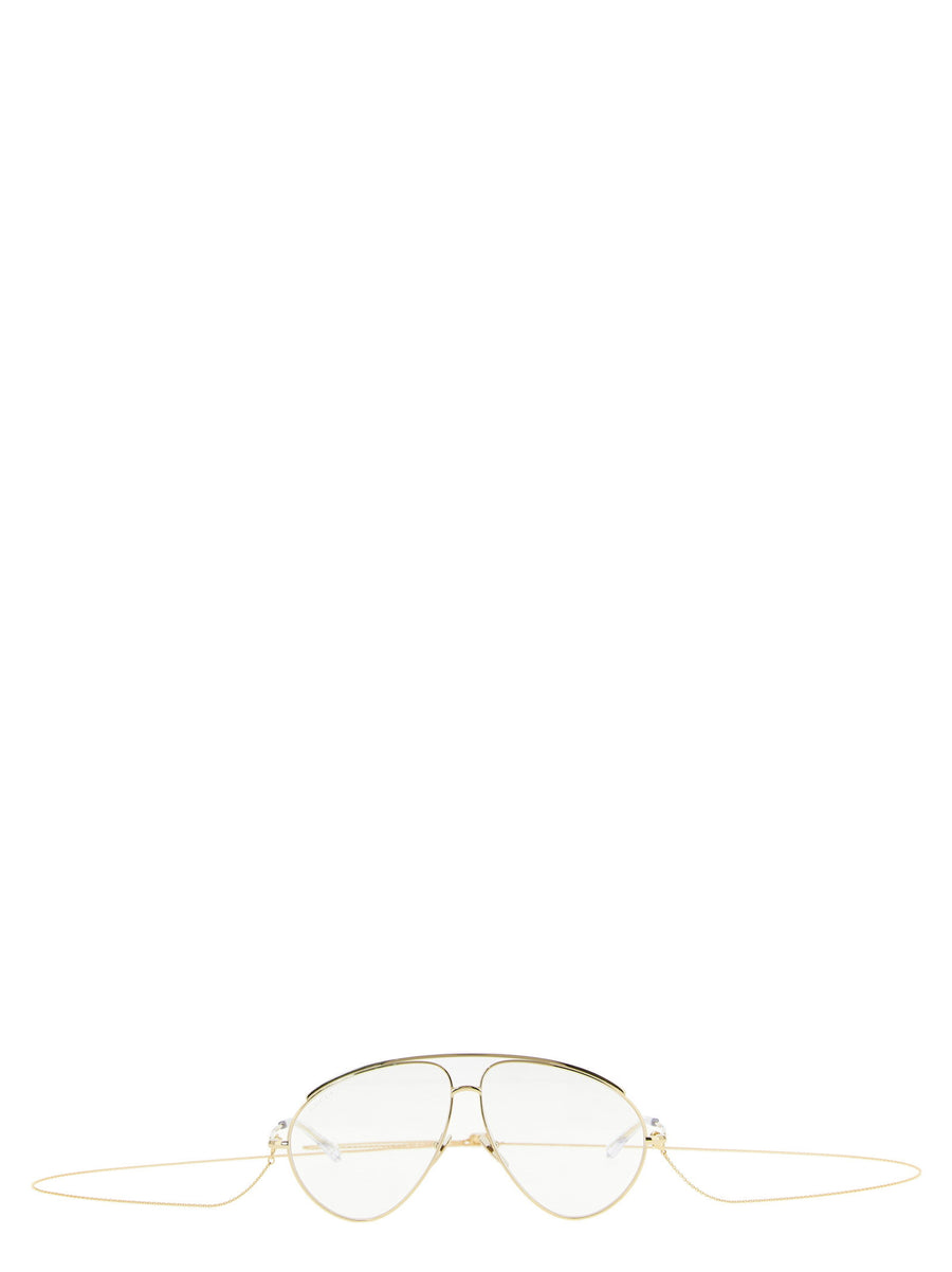Gucci Aviator Metal Frame Sunglasses — Gold