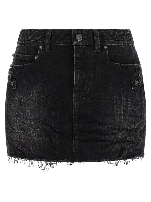 Balenciaga City Skirt — Black