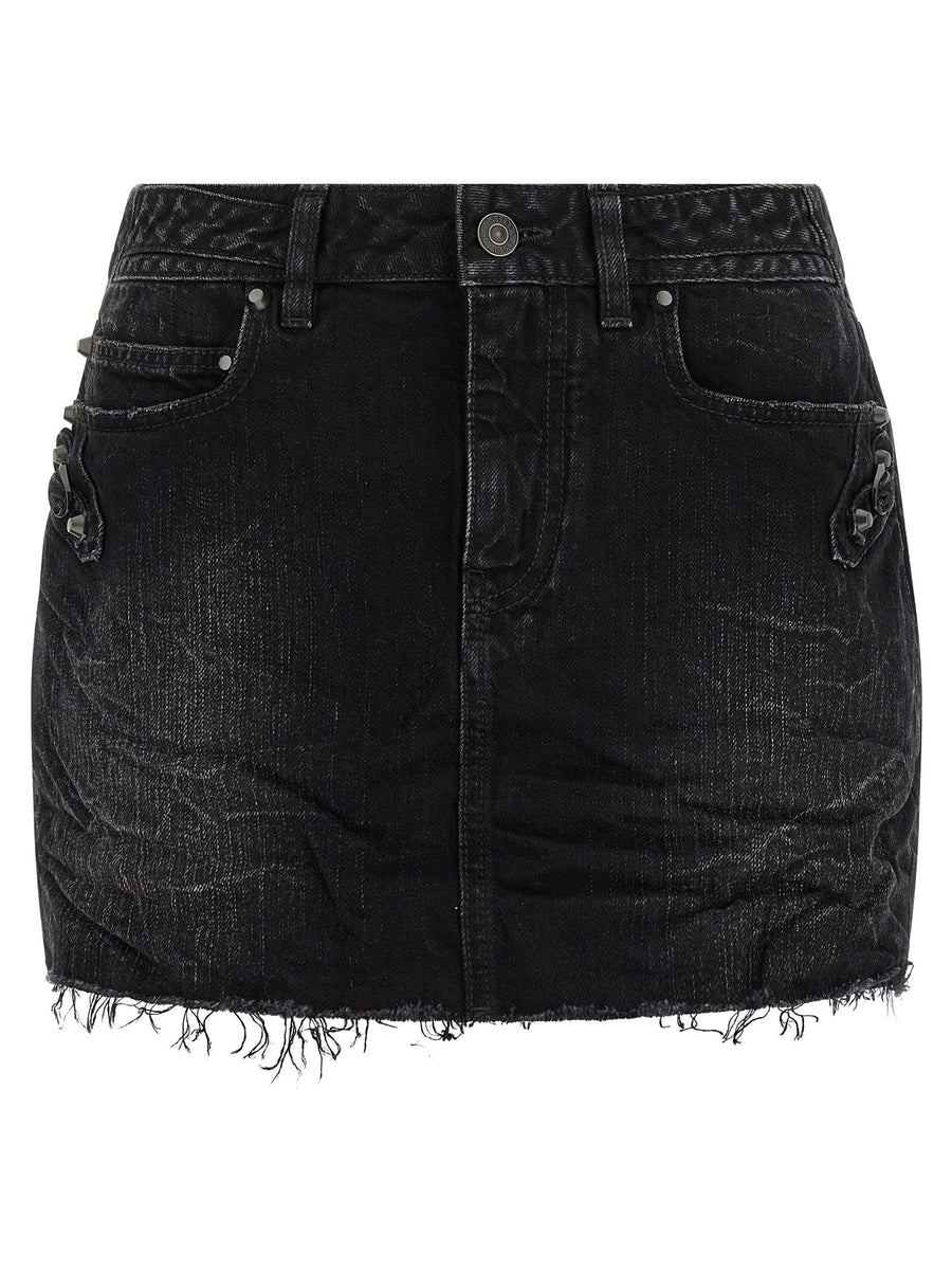 Balenciaga City Skirt — Black