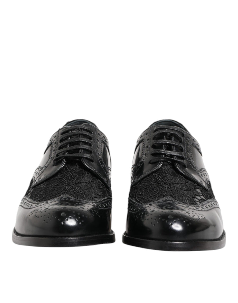 Dolce & Gabbana 41% Calf Leather oxford in black
