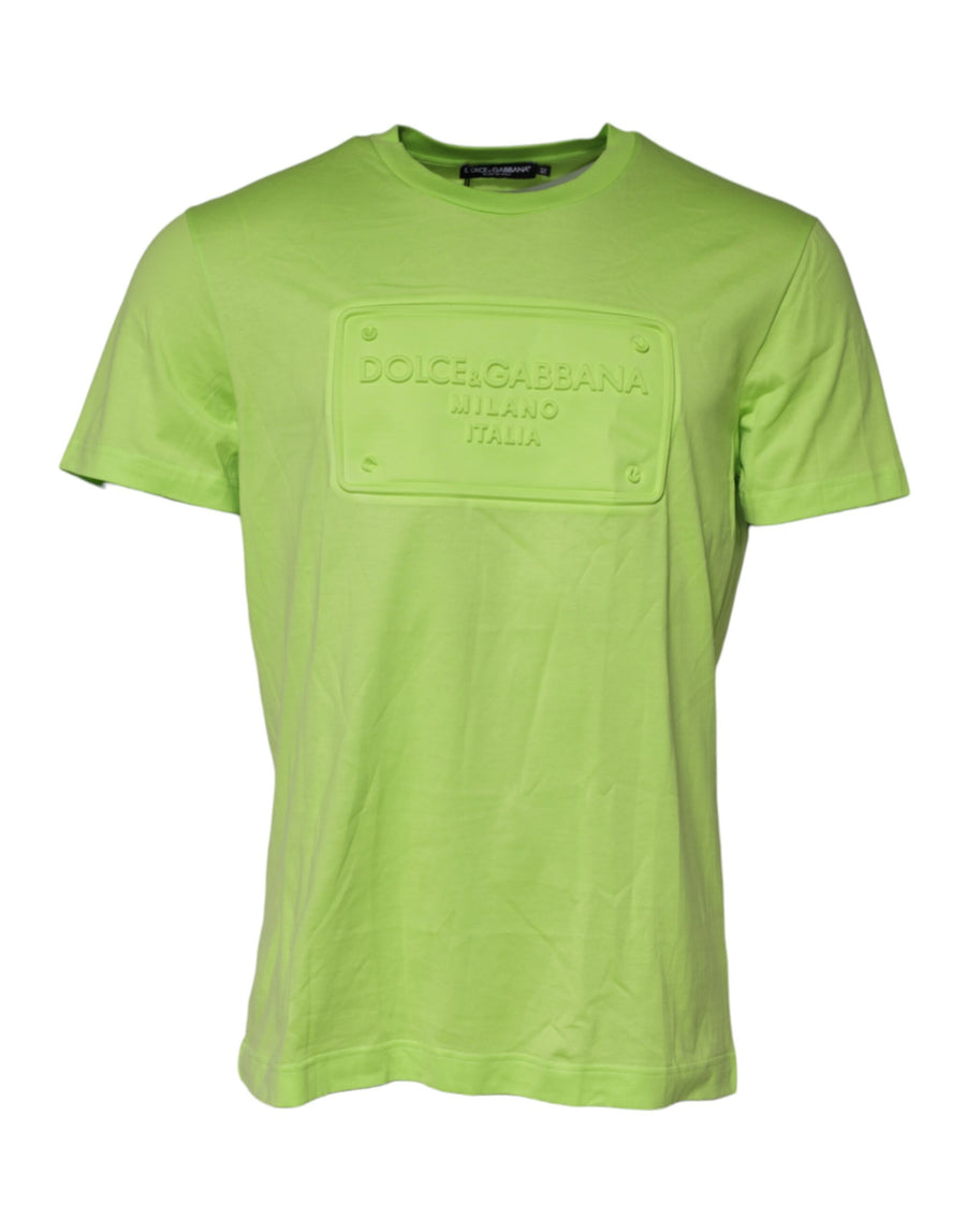 Dolce & Gabbana 100% Cotton t-shirt in green