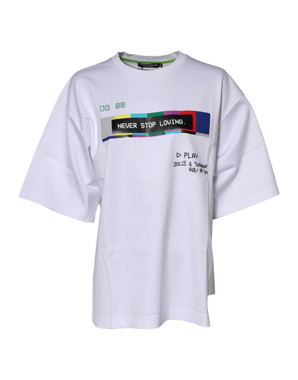 Dolce & Gabbana 100% Cotton t-shirt in white