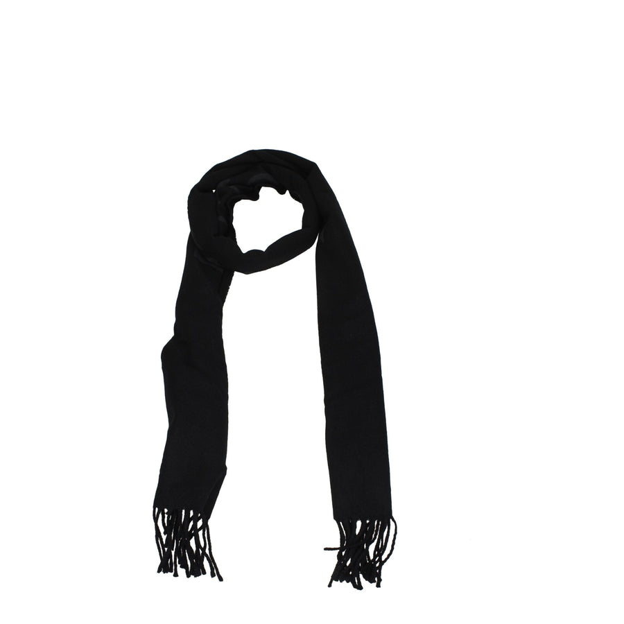 Off-White 100% cashmere scarf in black