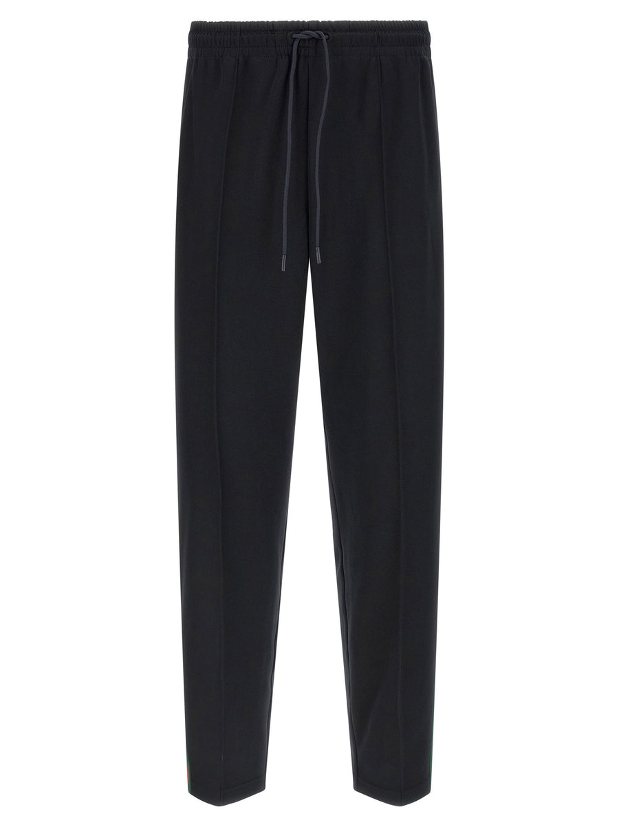 Gucci Nastro Web Joggers — Black