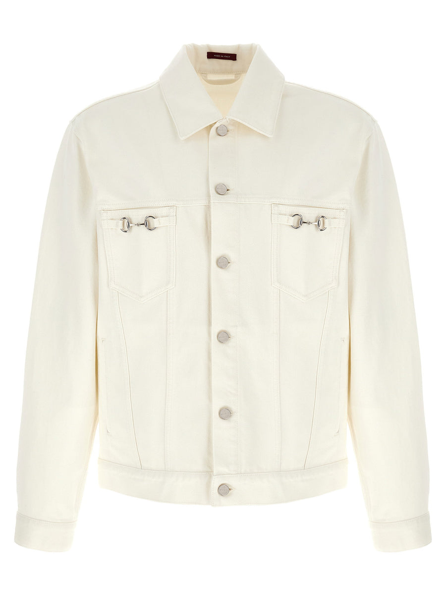 Gucci Morsetto Jacket — cream
