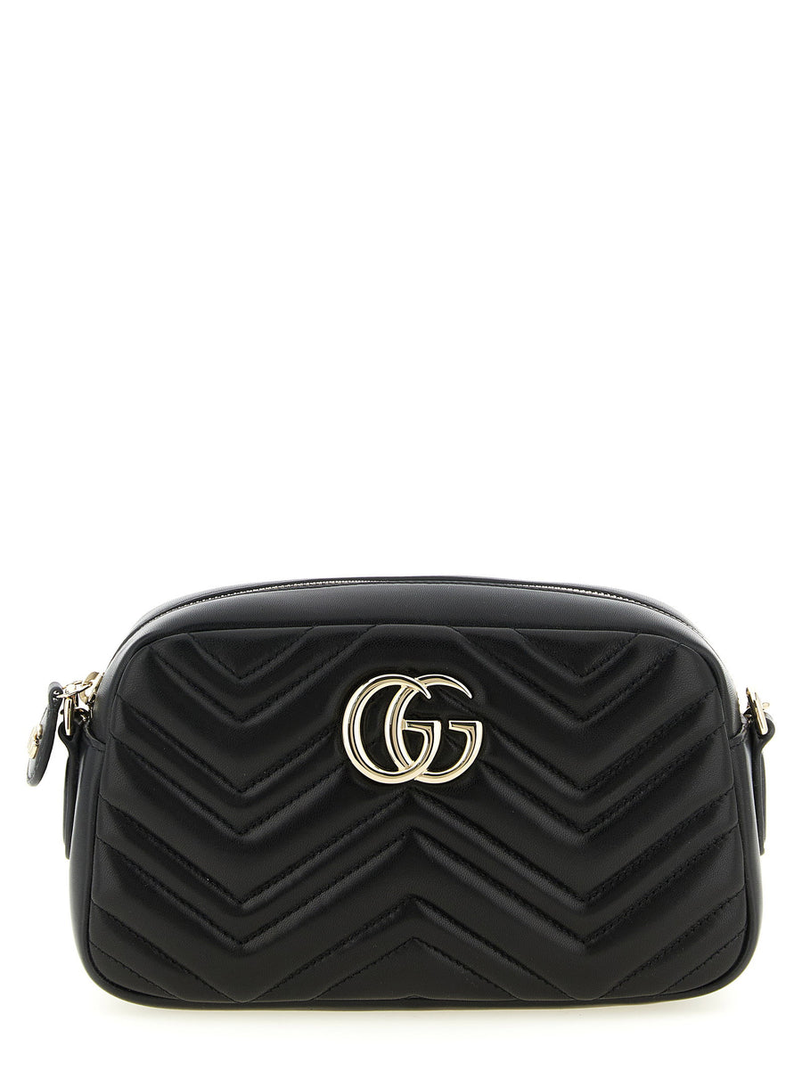 Gucci GG Marmont Crossbody Bag — Black