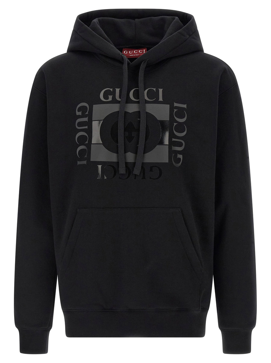 إنكروشيو Gucci GG هودي — أسود