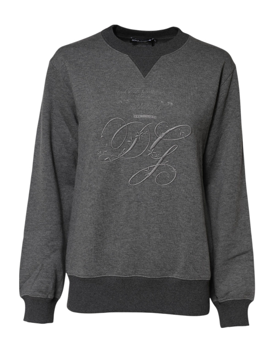 Dolce & Gabbana 70% Cotton 30% Cashmere sweatshirt in gray