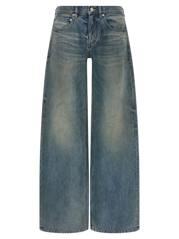 Balenciaga Organic cotton denim jeans in blue