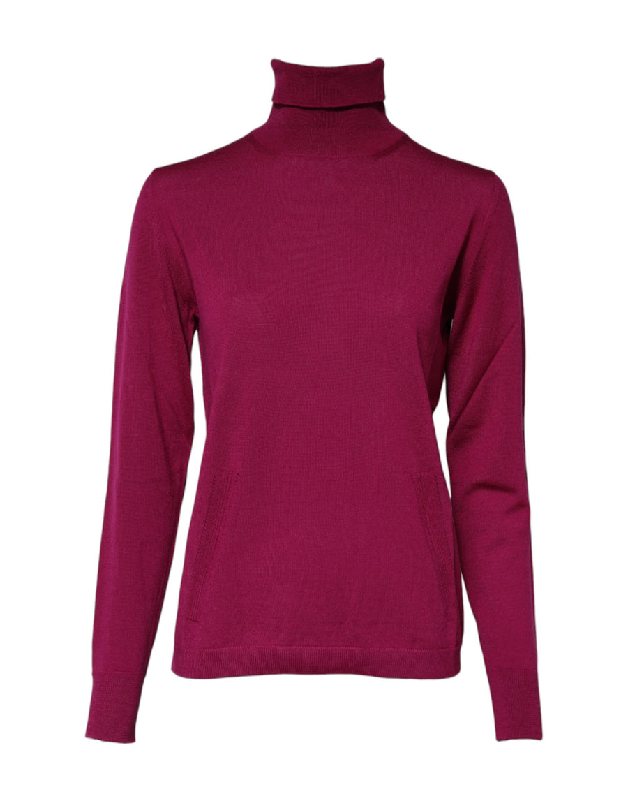Dolce & Gabbana 100% Virgin Wool sweater in purple