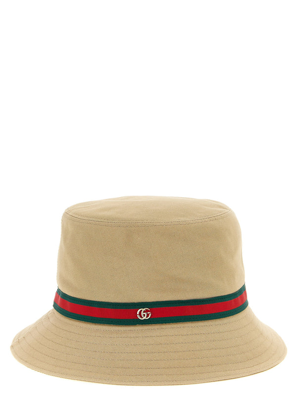قبعة بحار Gucci بتصميم شريط شبكي