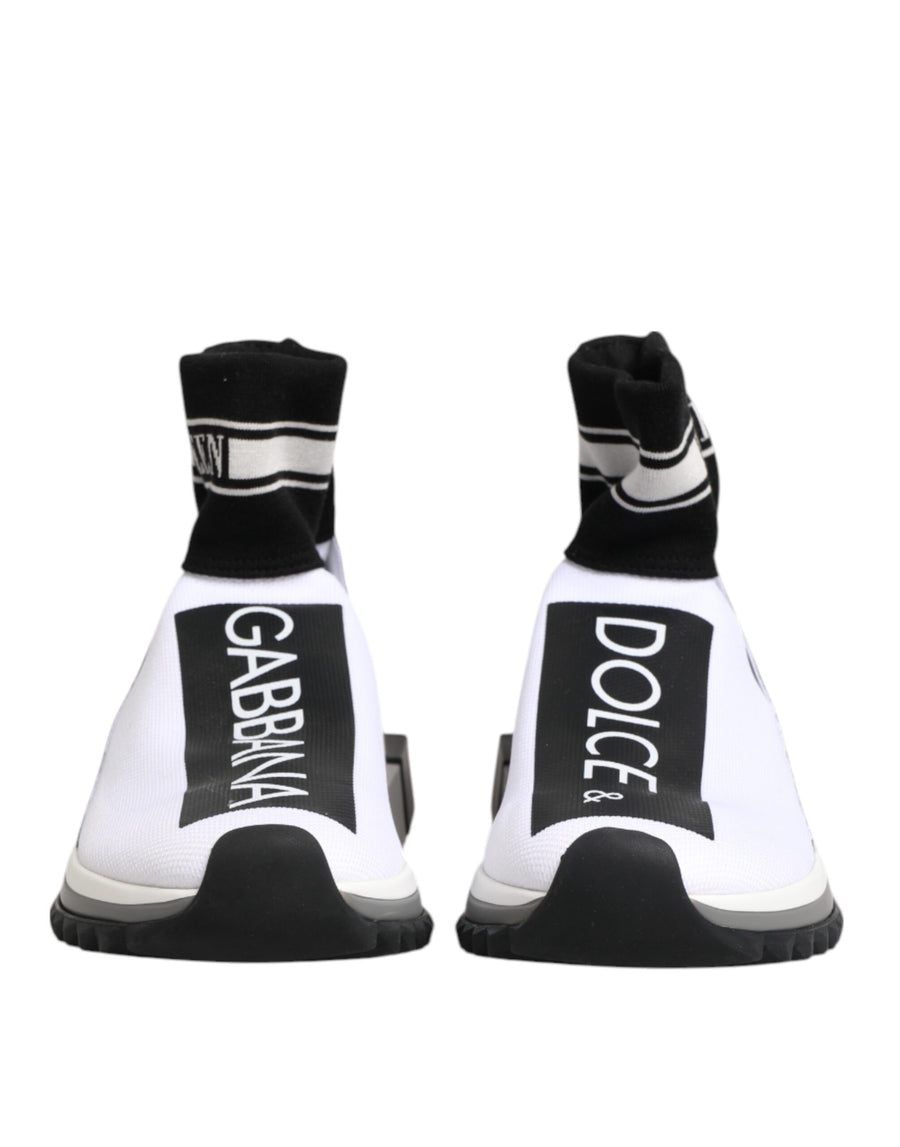 Dolce & Gabbana 5% Cotton sneaker in black and white