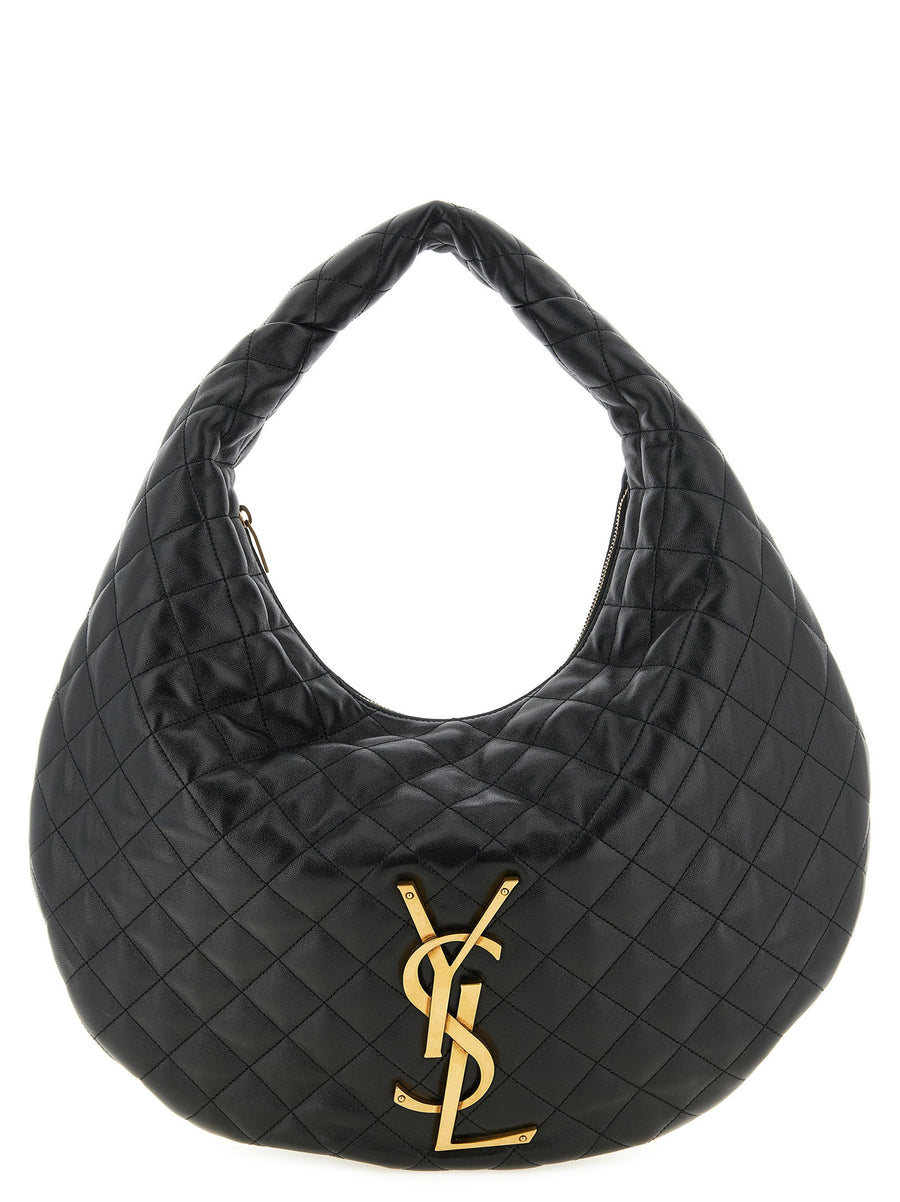 Saint Laurent Icare Hobo Bag — Black