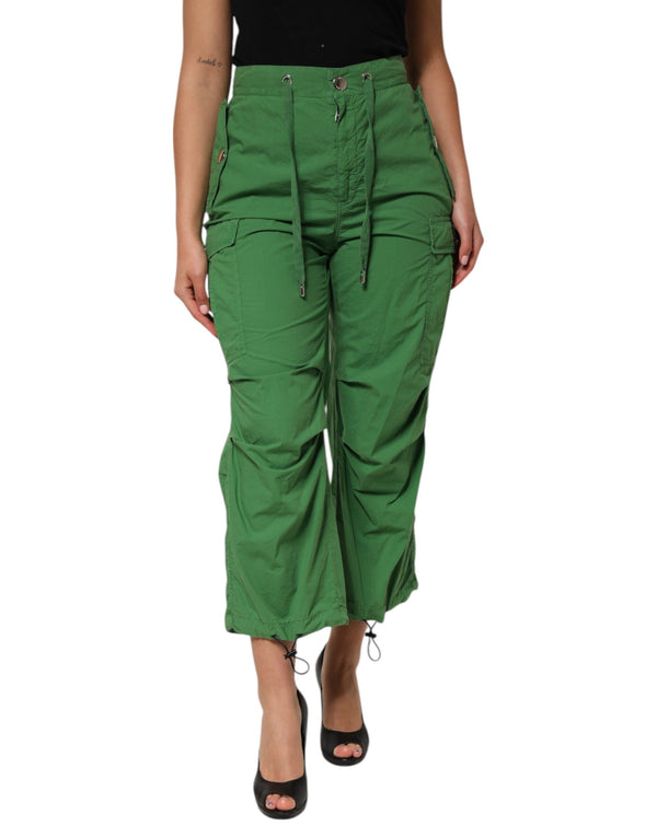 Dolce & Gabbana 98% Cotton 2% Elastane cargo pants in green
