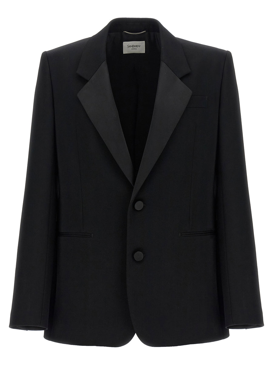 بدلة رسمية Saint Laurent Smoking بليزر — أسود