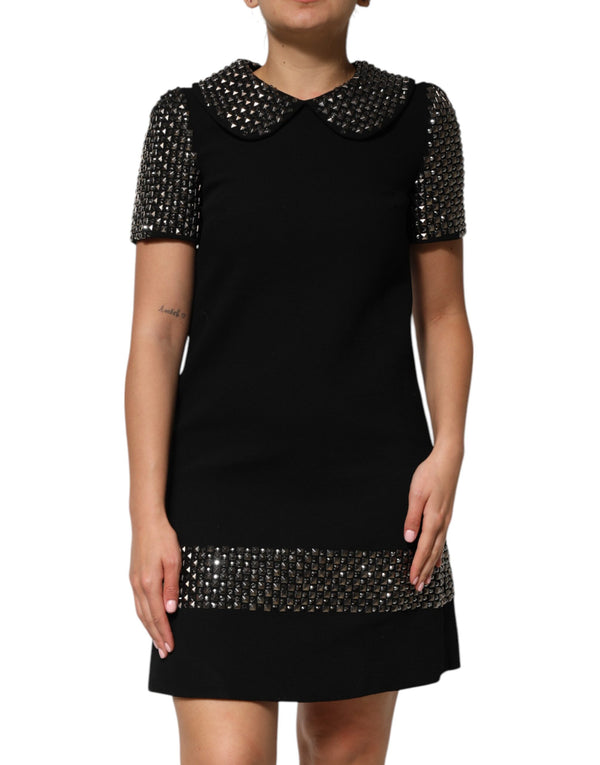 Dolce & Gabbana 69% Virgin Wool mini dress in black