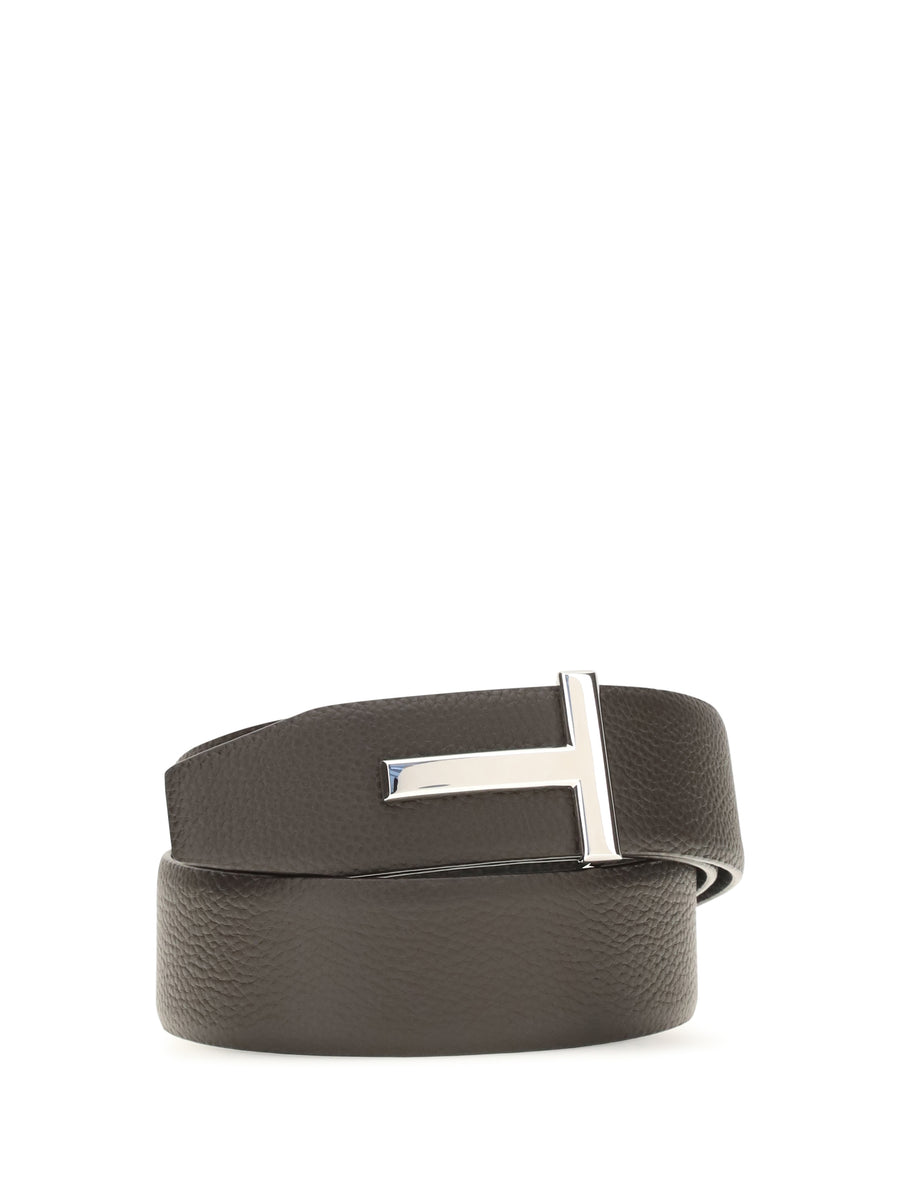 Tom Ford 100% calf leather (Bos Taurus) belt in brown