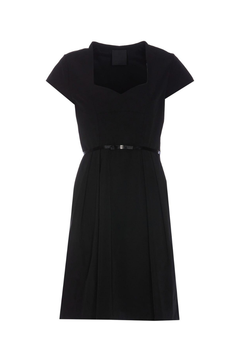 Givenchy Bow Dress_black Black Clothing